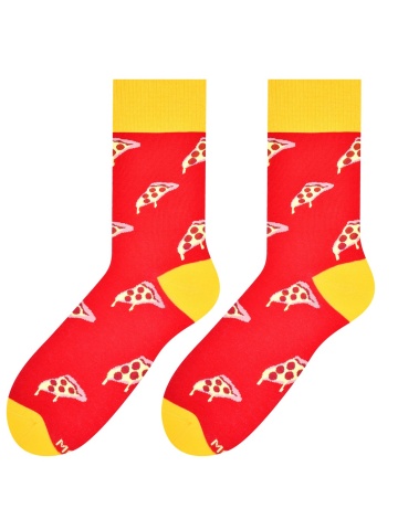 Sosete barbati, model Pizza - More S079-211 rosu