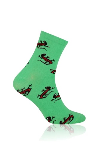 Sosete dama, model Lizard - More S078011 verde