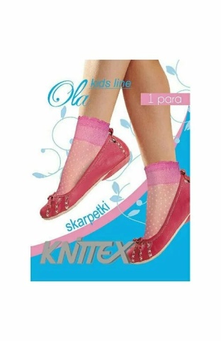 Sosete Ola pentru fetite - Knittex - Img 2