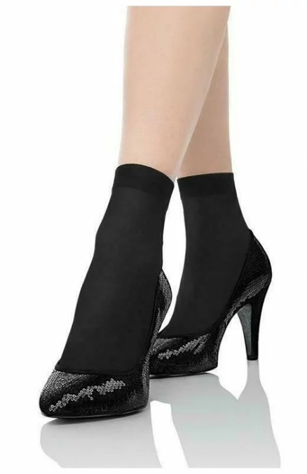Sosete scurte 1/2 de dama - set 2 perechi - Micro Socks 40 DEN, multiple culori - Img 4