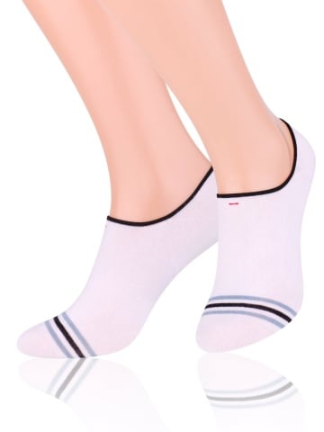 Sosete scurte unisex, invizibile - Steven S070-01V alb (Culoare: Alb, Marime: 41-43)