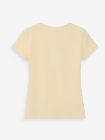 Tricou dama Valerio vanilie din bumbac - Img 6