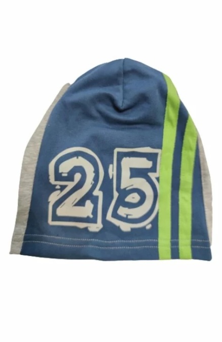 Caciula bumbac pentru baieti 2-11 ani - AJS 34-124 multicolor - Img 3