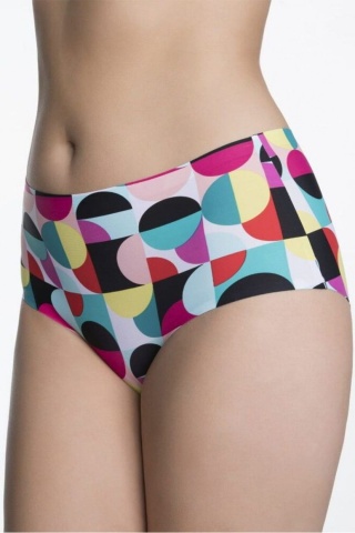 Chilot dama, talie inalta, fara cusaturi - Invisible-Line Julimex Pop Art Maxi - Img 3