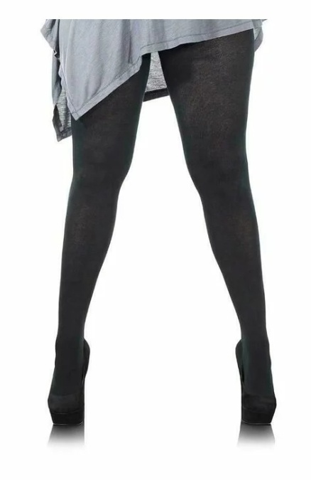 Ciorapi bumbac dama - Marilyn Rubens Cotton 120 DEN, negru - Img 2