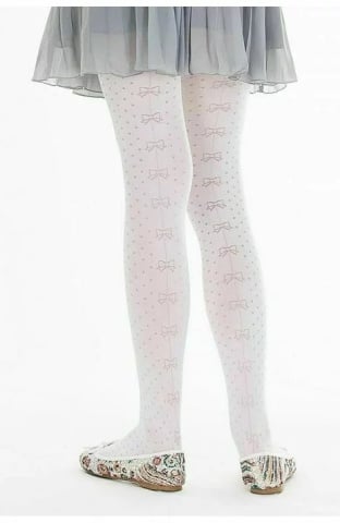 Ciorapi cu model pentru fetite - Marilyn Lily C83, 60 DEN - violet, roz