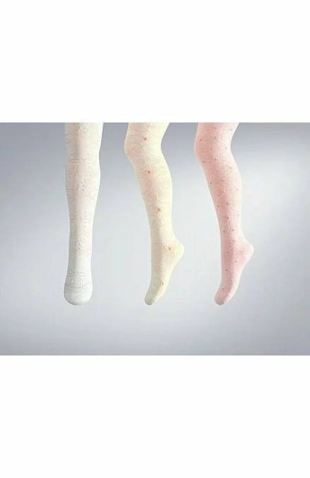 Ciorapi pantalon jacard cu model pentrut fete 507-004 - Img 2