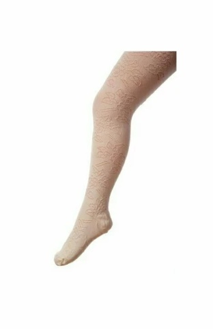 Ciorapi pantalon jacard din bumbac pentru fete - Rewon 503-004