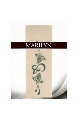 Ciorapi subtiri de dama cu model - Marilyn Tatoo 321, 20 DEN
