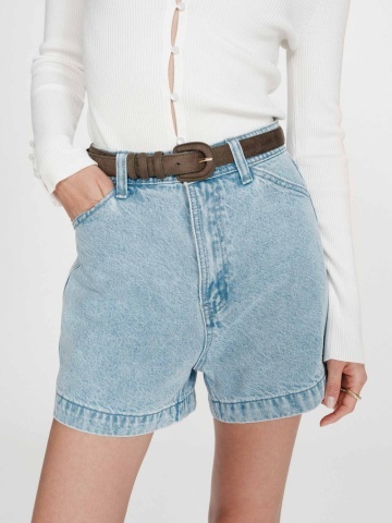 Pantaloni scurti Verne din denim skyblue