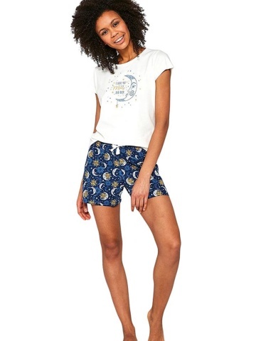 Pijama dama, 3 piese, 100% bumbac, Cornette W388-203 I love you - Img 4