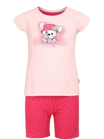 Pijama fete 1-8 ani, 100% bumbac, Cornette G787-085 Summer time - Img 2