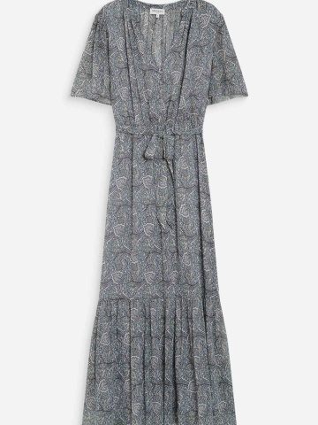 Rochie Venelle maxi vaporoasa cu imprimeu - Img 7