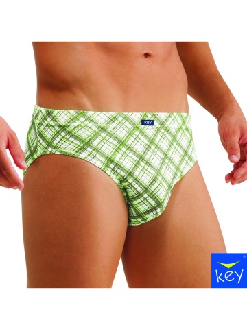 Set 2 slipi barbati din bumbac 100%, in carouri - Key MPC407