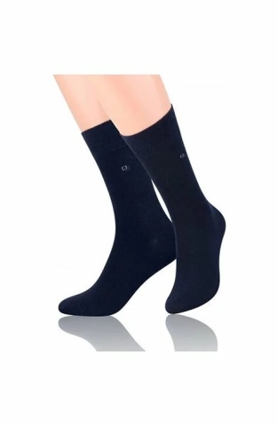 Sosete barbatesti din bumbac, cu logo pentru pantofi - Steven S056-057 granat