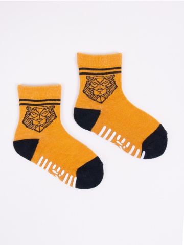 Sosete flausate pentru baieti, ABS, YO Club SK20, multicolor