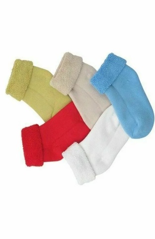 Sosete flausate pentru baieti, cu ABS, cu marginea intoarsa - Rewon 111-003ABS - Img 2