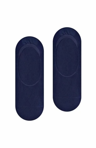 Sosete invizibile - Talpici din viscoza de bambus cu silicon pentru barbati - Steven S036-B02 granat - Img 2