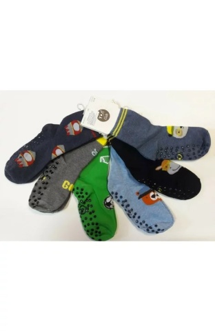 Sosete pentru baieti, ABS, YO Club SKA0002C-B, multicolor - Img 4