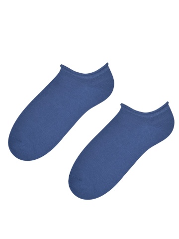Sosete scurte dama, fara compresie - Steven S041-15 bleumarin