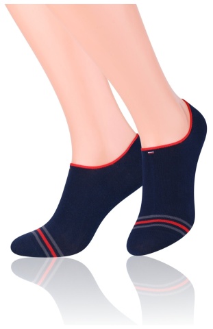 Sosete scurte unisex, invizibile - Steven S070-02V bleumarin