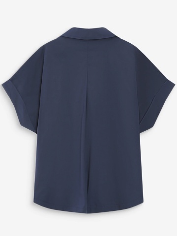 Top Versigny navy blue oversize tip camasa - Img 7