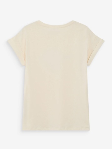 Tricou mocha Vico din bumbac cu mesaj Macchiato - Img 7