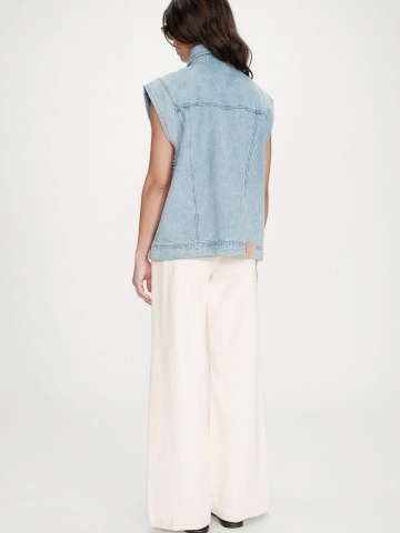 Vesta Vallonia skyblue oversize din denim - Img 7