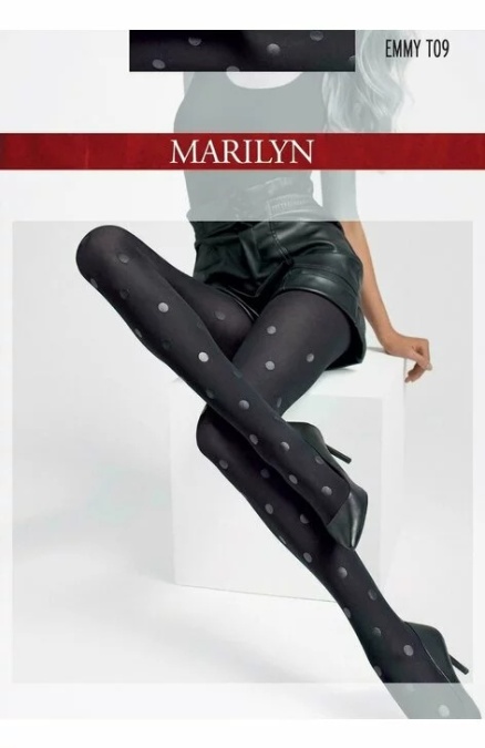 Dresuri dama cu model - Marilyn Emmy T09, 60 DEN - negru - Img 7