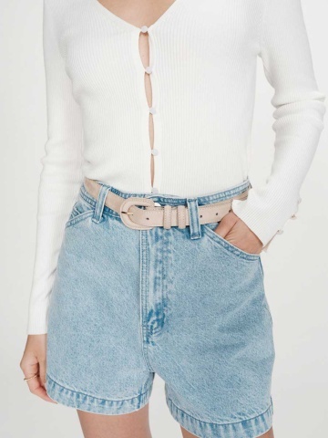 Pantaloni scurti Verne din denim skyblue - Img 8