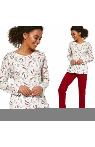 Pijama dama, 100% bumbac, Cornette W392-250 - Img 4