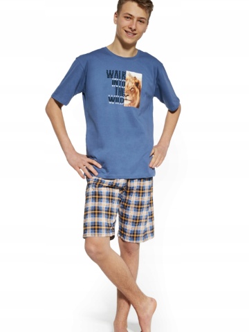 Pijama pentru baieti adolescenti 100% bumbac, Cornette B551-35