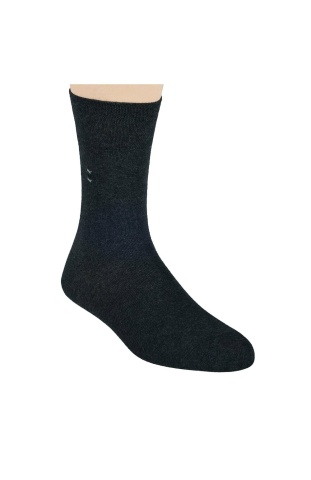 Sosete barbatesti din bumbac, cu logo pentru pantofi - Steven S056-045 gri melange