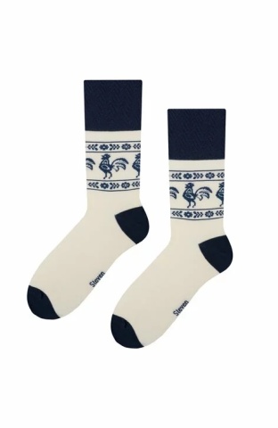 Sosete barbati, colectia Folk - Steven S056-C054 ecru