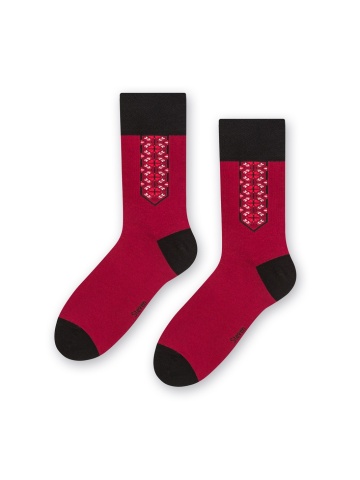 Sosete barbati, colectia Folk - Steven S118M006 bordo
