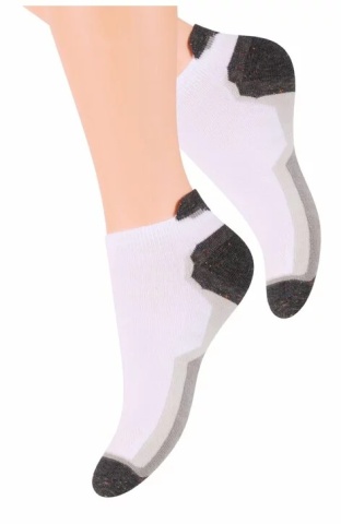 Sosete scurte de dama cu model - Steven S050-056