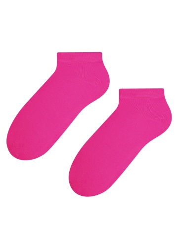 Sosete scurte de dama - Steven S052-022 roz fucsia