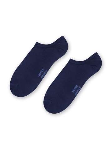 Sosete scurte unisex, viscoza de bambus, Steven S094-009, bleumarin