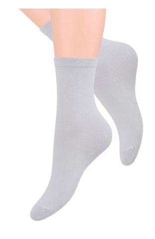 Sosete unisex, bambus, culoare gri - Steven S108-04