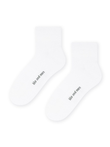 Sosete unisex pentru ciclism - Steven S040-001E alb