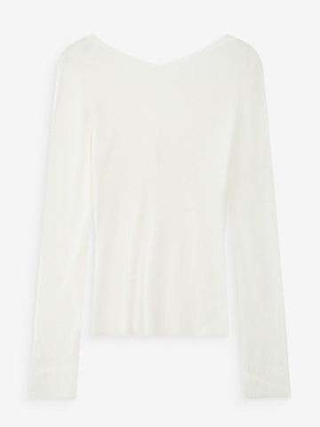 Top Volage ivory tip cardigan din tricot - Img 7