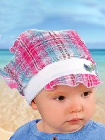 Bandana din bumbac pentru fetite 6 luni - 3 ani, AJS 28-158