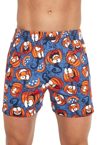 Boxeri barbati pentru dormit, 100% bumbac - Cornette Classic M001-112 Pumpkin