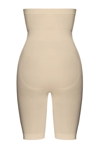 Chilot modelator (bermude) de dama cu talie inalta - Mitex Elite 6 bej - marimi S-2XL - Img 2