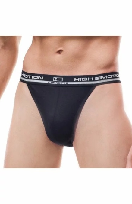 Chilot tanga negru pentru barbati - Cornette High Emotion M501 - Img 2