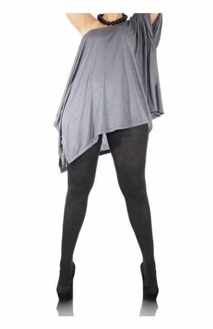 Ciorapi bumbac dama - Marilyn Rubens Cotton 120 DEN, negru - Img 1