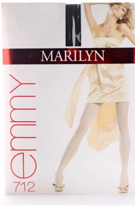 Ciorapi subtiri cu model - Marilyn Emmy 712, 20 DEN - negru - Img 5
