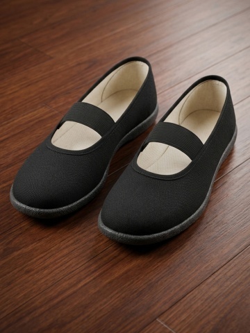 Espadrile pentru fete, negru - ZETPOL IGA 447