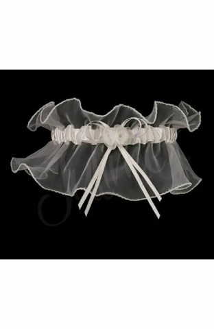 Jartiera ecru Julimex Paris PW15