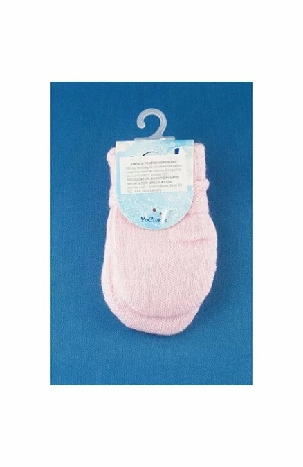 Manusi din acrilic fara degete R001 roz, bleu, alb, crem - Img 1
